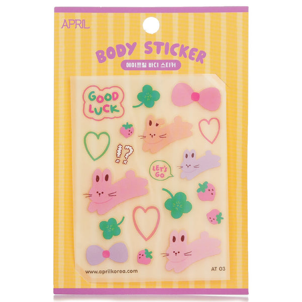 April Korea  April Body Sticker - # AT 03   1pc