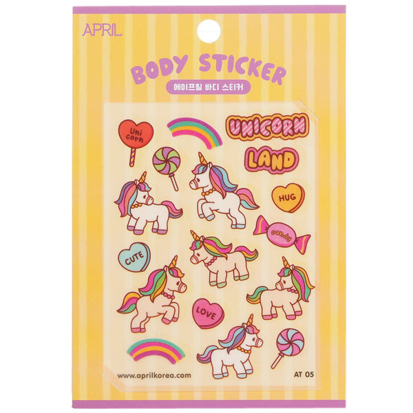 April Korea  April Body Sticker - # AT 05   1pc