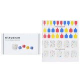 Mavenir  Nail Sticker (Patterned) - # Mint Cream Dot Pedi   36pcs