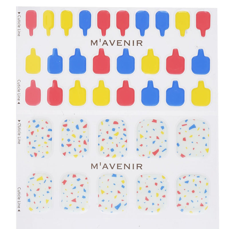 Mavenir  Nail Sticker (Assorted Colour) - # Sprinkle Cereal Pedi   36pcs
