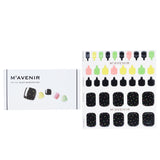 Mavenir  Nail Sticker (Black) - # Black Neonstar Pedi   36pcs