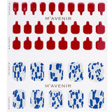 Mavenir  Nail Sticker (Patterned) - # Shell We Burgundy Pedi   36pcs
