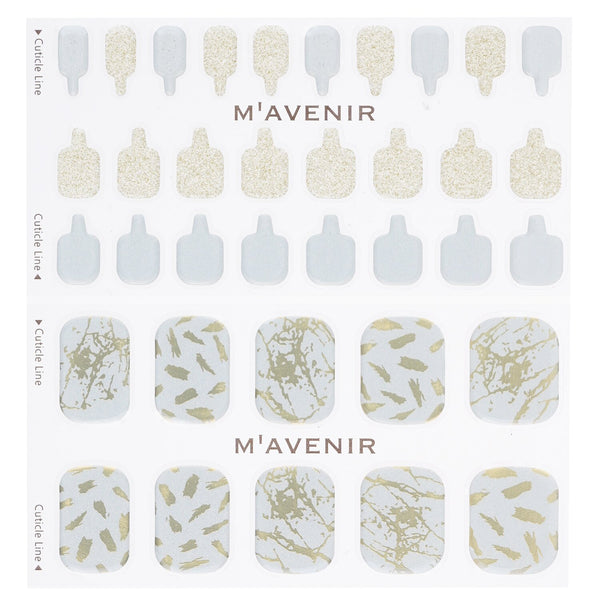 Mavenir  Nail Sticker (Patterned) - # Powder Of Gold Pedi   36pcs