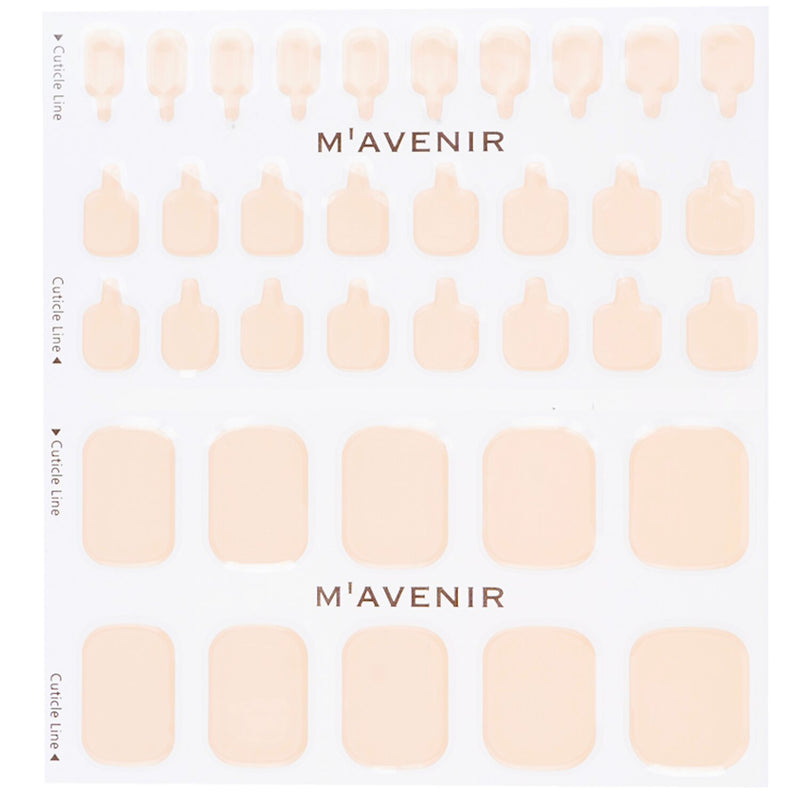 Mavenir  Nail Sticker (Pink) - # Classic Babypink Pedi   36pcs