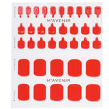 Mavenir  Nail Sticker (Red) - # Red Sangria Pedi   36pcs