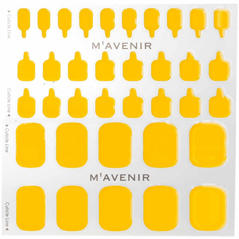 Mavenir  Nail Sticker (Yellow) - # Mango Smoothie Pedi   36pcs