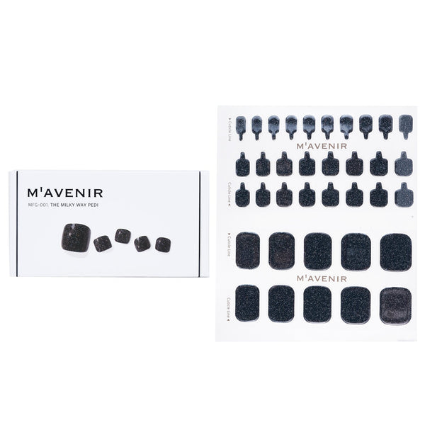 Mavenir  Nail Sticker (Black) - # The Milky Way Pedi   36pcs