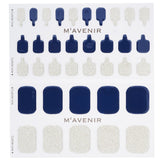 Mavenir  Nail Sticker (Blue) - # Navy Gold Topaz Pedi   36pcs