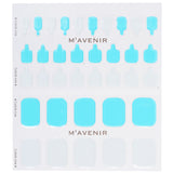 Mavenir  Nail Sticker (Assorted Colour) - # White Pearl Summer Pedi   36pcs