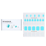 Mavenir  Nail Sticker (Assorted Colour) - # White Pearl Summer Pedi   36pcs