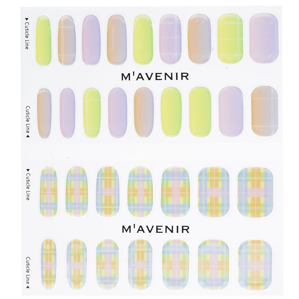 Mavenir  Nail Sticker (Patterned) - # Neon Crossline Nail   32pcs