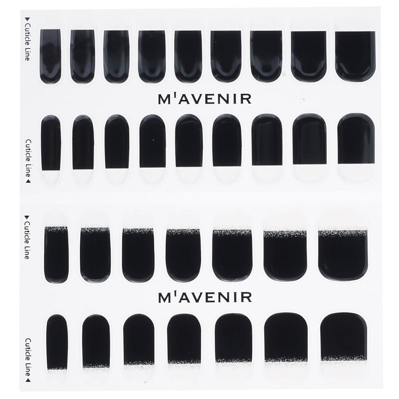 Mavenir  Nail Sticker (Black) - # Modern And Black Nail   32pcs