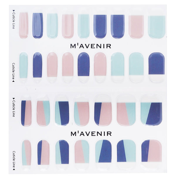 Mavenir  Nail Sticker (Assorted Colour) - # French Pastel Nail   32pcs