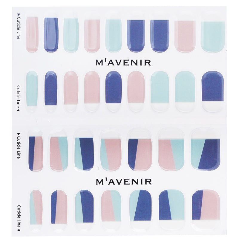 Mavenir  Nail Sticker (Assorted Colour) - # French Pastel Nail   32pcs