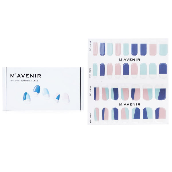 Mavenir  Nail Sticker (Assorted Colour) - # French Pastel Nail   32pcs