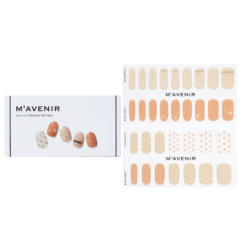 Mavenir  Nail Sticker (Orange) - # Princesa Dot Nail   32pcs
