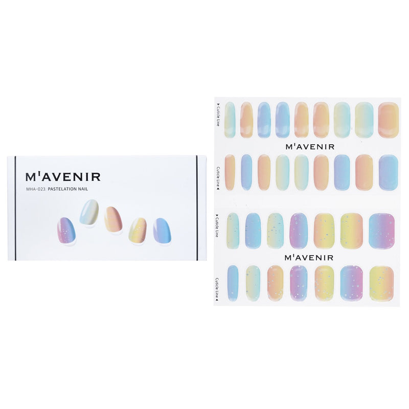 Mavenir  Nail Sticker (Assorted Colour) - # Pastelation Nail   32pcs