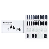 Mavenir  Nail Sticker (Black) - # Pebble In Black Nail   32pcs