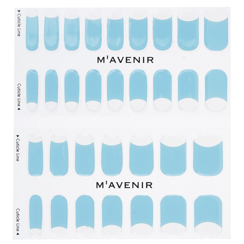 Mavenir  Nail Sticker (Blue) - # Cream Blue Matt Nail   32pcs