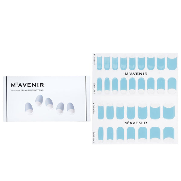 Mavenir  Nail Sticker (Blue) - # Cream Blue Matt Nail   32pcs