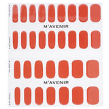 Mavenir  Nail Sticker (Red) - # Red Cocktail Nail   32pcs
