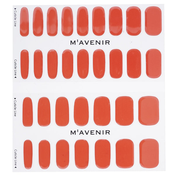 Mavenir  Nail Sticker (Red) - # Red Cocktail Nail   32pcs