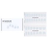 Mavenir  Nail Sticker (White) - # White Deep French Nail   32pcs