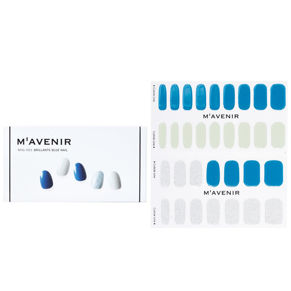 Mavenir  Nail Sticker (Blue) - # Brillante Blue Nail   32pcs