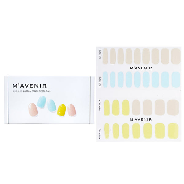 Mavenir  Nail Sticker (Assorted Colour) - # Cotton Candy Fiesta Nail   32pcs
