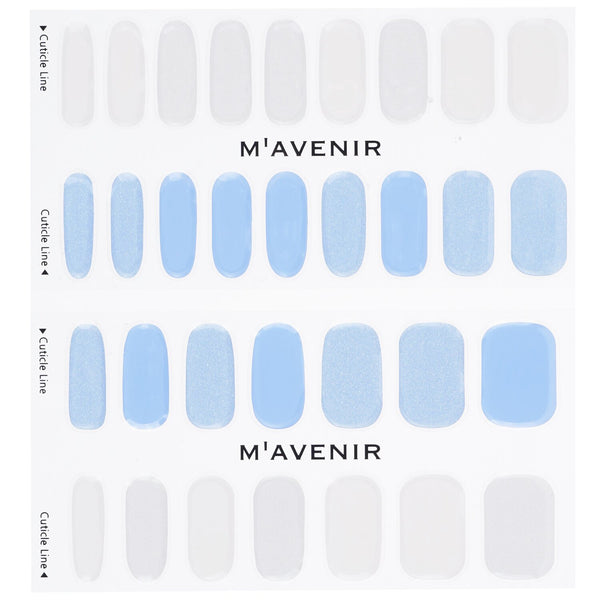 Mavenir  Nail Sticker (Blue) - # Aurora Babyblue Nail   32pcs