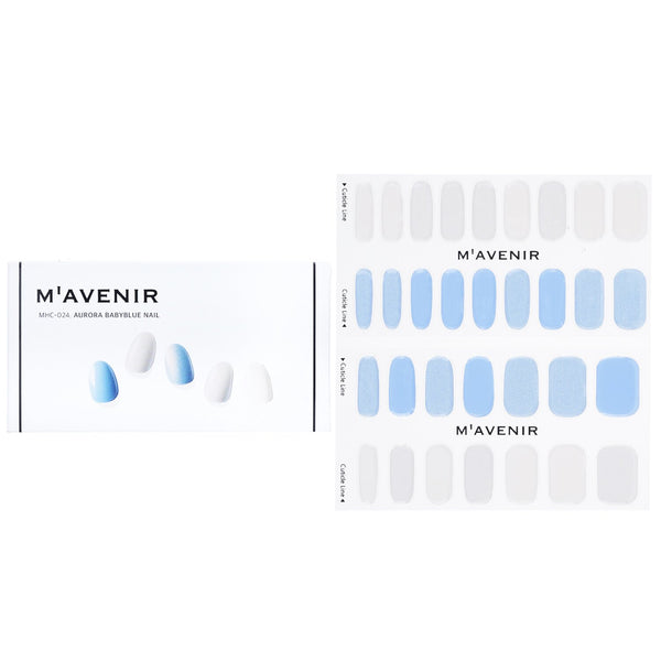 Mavenir  Nail Sticker (Blue) - # Aurora Babyblue Nail   32pcs