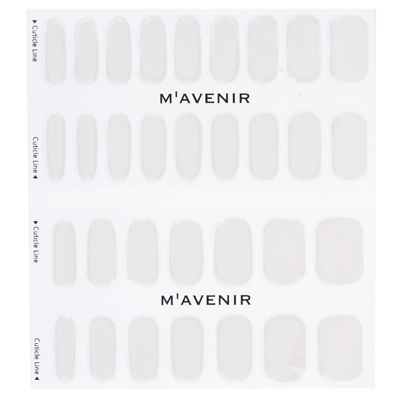 Mavenir  Nail Sticker (White) - # White Crema Nail   32pcs