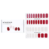 Mavenir  Nail Sticker (Red) - # Burgundy Day Nail   32pcs