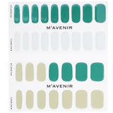 Mavenir  Nail Sticker (Assorted Colour) - # Deep In The Green Nail   32pcs