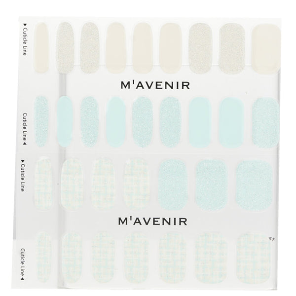 Mavenir  Nail Sticker (Blue) - # Blue In Tweed Nail   32pcs