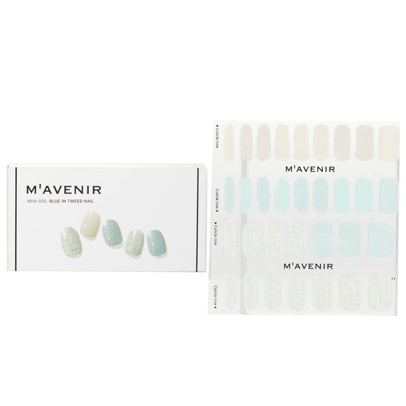 Mavenir  Nail Sticker (Blue) - # Blue In Tweed Nail   32pcs