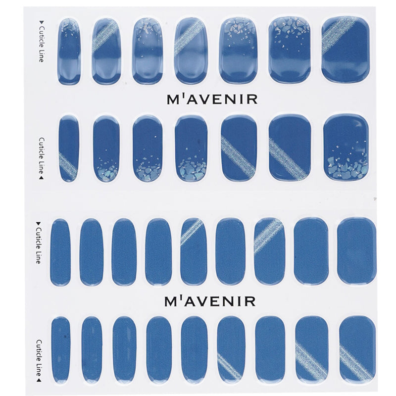 Mavenir  Nail Sticker (Blue) - # Deep Shell Blue Nail   32pcs