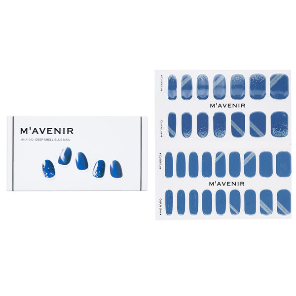 Mavenir  Nail Sticker (Blue) - # Deep Shell Blue Nail   32pcs