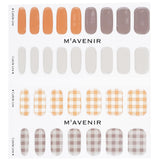 Mavenir  Nail Sticker (Patterned) - # Autumn Picnic Check Nail   32pcs