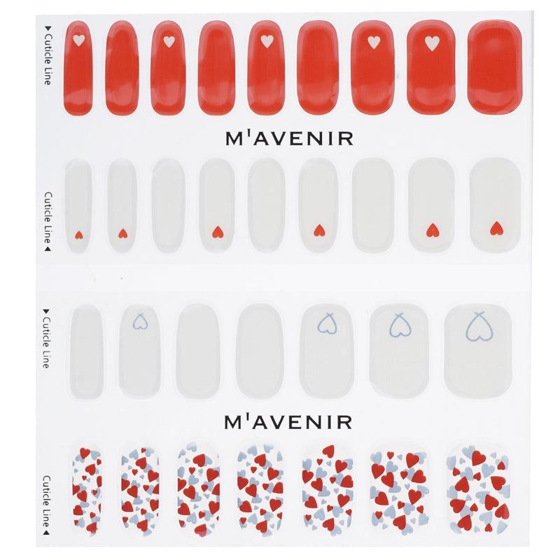Mavenir  Nail Sticker (Assorted Colour) - # Little Heart Nail   32pcs