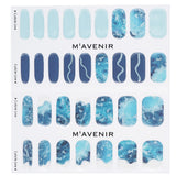 Mavenir  Nail Sticker (Blue) - # Deep Water Wave Nail   32pcs