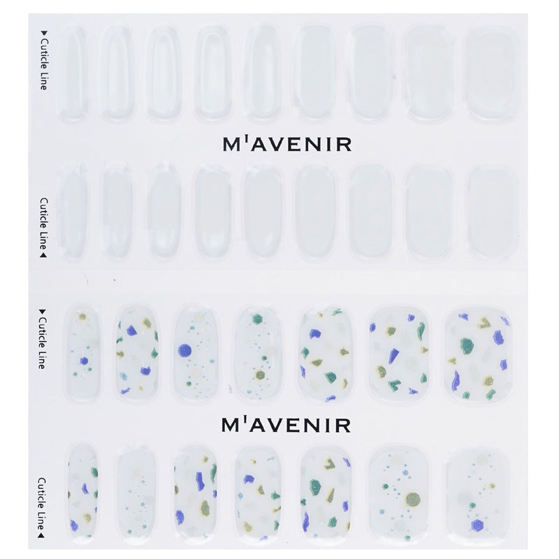 Mavenir  Nail Sticker (White) - # Violeta Blooming Nail   32pcs