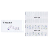 Mavenir  Nail Sticker (White) - # Violeta Blooming Nail   32pcs