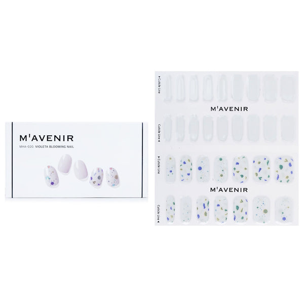 Mavenir  Nail Sticker (White) - # Violeta Blooming Nail   32pcs