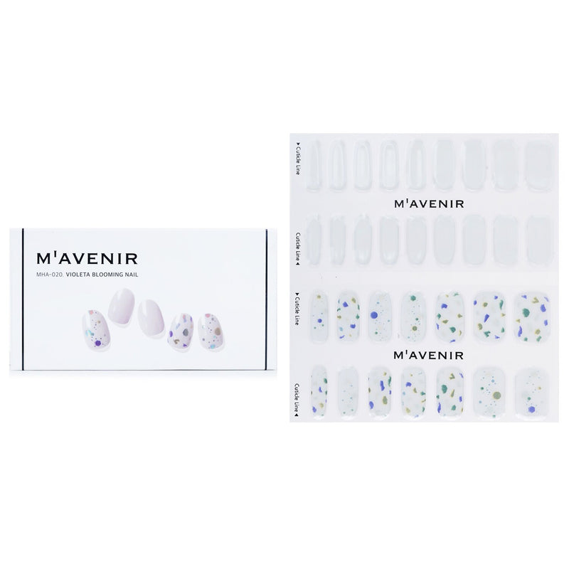 Mavenir  Nail Sticker (White) - # Violeta Blooming Nail   32pcs