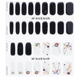Mavenir  Nail Sticker (Black) - # Kandinsky Segment Nail   32pcs