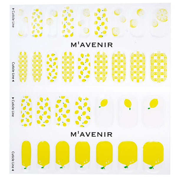 Mavenir  Nail Sticker (Yellow) - # Lemon Drop Nail   32pcs