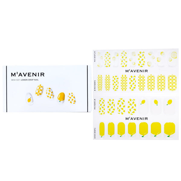 Mavenir  Nail Sticker (Yellow) - # Lemon Drop Nail   32pcs