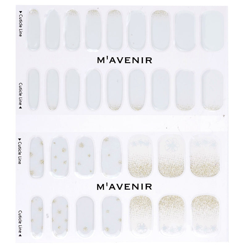 Mavenir  Nail Sticker (White) - # White April Nail   32pcs