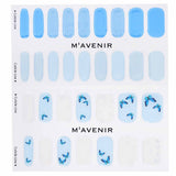 Mavenir  Nail Sticker (Blue) - # Blue Mariposa Nail   32pcs